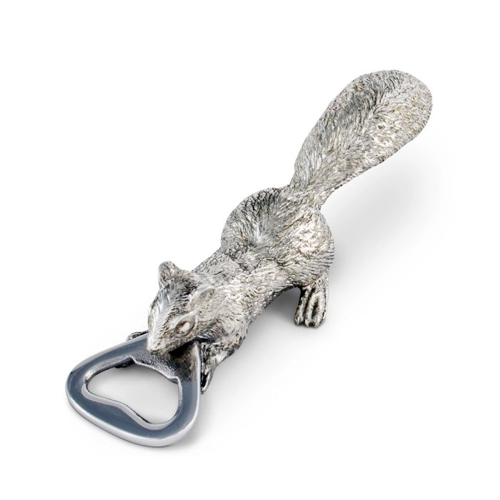 Vagabond House Pewter Squirrel Bottle Opener