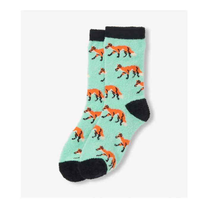 Little Blue House Adult Fuzzy Socks