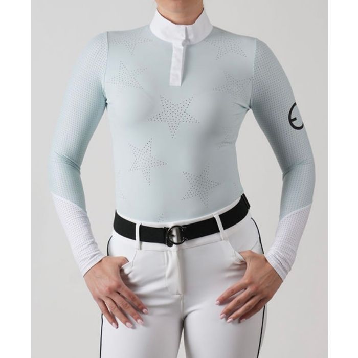 Equestrian Club Star Ladies Long Sleeve Show Shirt