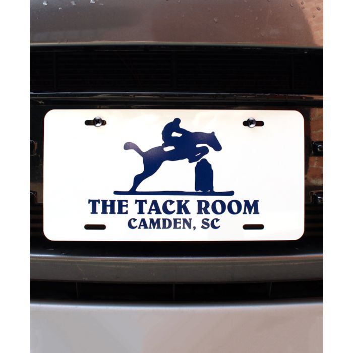 Tack Room License Plate