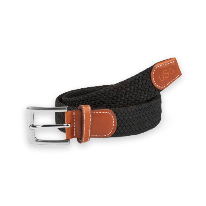 USG Casual Plaited Belt - Solid Colors