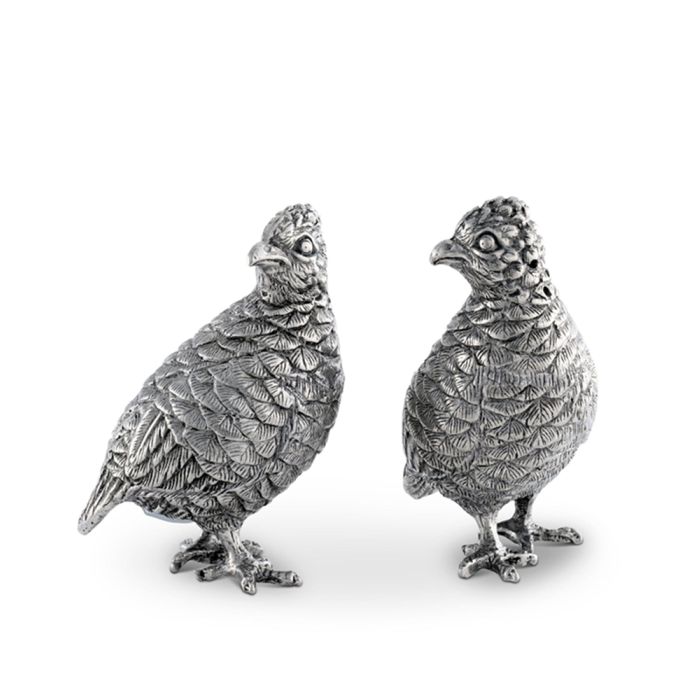 Vagabond House Standing Quails Salt & Peper Shakers