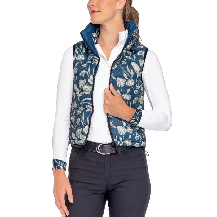 Kastel Denmark Ladies Reversible Quilted Puffer Vest