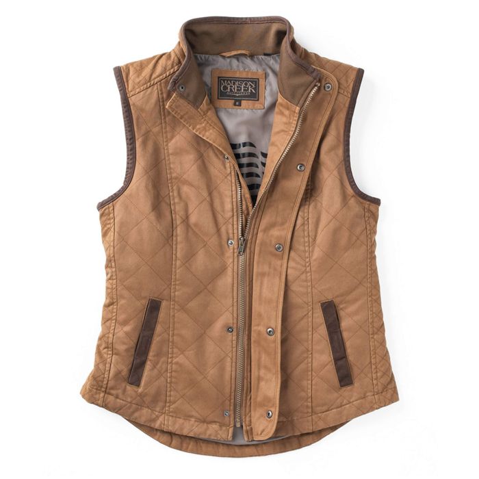 Madison Creek Ladies Twill Conceal Carry Vest