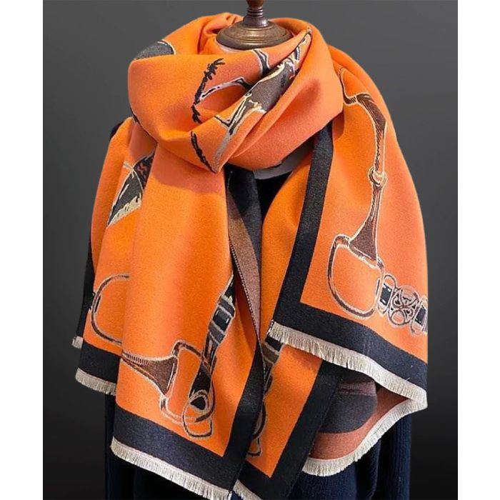 Lady H Fox Hunter Jumper English Side Saddle Equestrian Horse Scarf