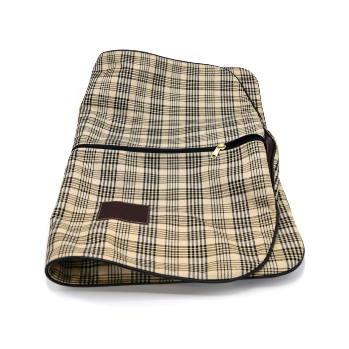 Baker Garment Bag w/ Leather Trim