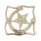 Star with Horse Shoe Silver Trivet