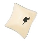 Square Shaped Bowl with Saddle