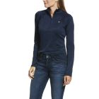 Ariat Ladies Sunstopper 2.0 Long Sleeve 1/4 Zip Shirt (Solid Colors)