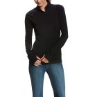Ariat Ladies Lowell 2.0 1/4 Zip Baselayer Long Sleeve Shirt (Solid Colors)