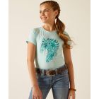 Ariat Youth Floral Mosaic Short Sleeve T-Shirt