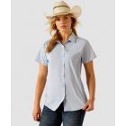 Ariat Ladies VentTEK Stretch Short Sleeve Shirt - Zippered Pocket -25