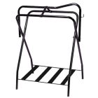 Portable Folding Metal Saddle Stand/Rack with Nylon Web Bottom