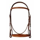 Edgewood Fancy Raised 1" Width Bridle with Laced Reins