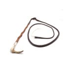 Fleck Rootwood Laquered Hunt Whip with Real Stag Antler