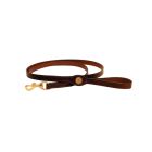 Tory Shot Shell Leather Dog Leash 3/4"