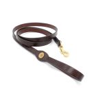 Tory Shot Shell Leather Dog Leash 3/4"