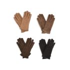 Two's Company Sherpa Look Gloves With Micro Suede Palm Accent