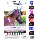 Twinkle Stencil Kit - Glitter Gel Not Included