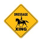 Noble Beast Dressage X-ing Aluminum Sign (12" x 12")