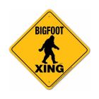 Noble Beast Bigfoot X-ing Aluminum Sign (12" x 12")