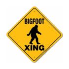 Noble Beast Bigfoot X-ing Aluminum Sign (12" x 12")