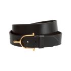 Tory 1.5" Leather Belt w/ Brass Spur Buckle