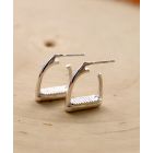 Loriece English Stirrup Hoop Earrings
