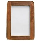 Chehoma Sloan Wooden Photo Frame With Rounded Brass Edge (10x15)