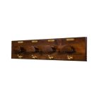 Wooden Bridle Rack With 4 Hooks