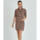 IBKUL Gemma Dress Elbow Length Sleeve Print