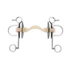 Pelham Nathe Soft Mullen Mouth 20MM With Port & Long Cheeks