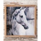 White Stallion Wall Art