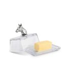 Arthur Court Equestrian Butter Dish