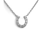 Loriece Horseshoe Necklace With Cubic Zirconiums