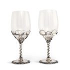 Arthur Court Equestrian Wine Glasses Pair