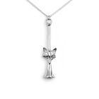 Loriece Long Horn & Fox Mask Necklace