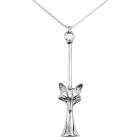 Loriece Long Horn & Fox Mask Necklace