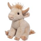Douglas Toy Super Soft Laddie Cream Highland Cow