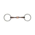 Loose Ring Snaffle with Copper Lozenge and Raised Rib