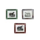 Equus Decorative Desk Trays W/ Horse Print Design