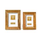Two's Company Striated Textured Frame (Multiple Sizes)