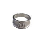 Kelly Herd Sterling Silver Wide Band Horseshoe Ring