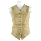 RJ Classics Ladies Aiken Tattersall Hunt Vest Platinum