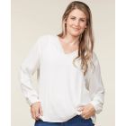 Kerrits EQL Ladies Lace Trim V-Neck Long Sleeve Shirt