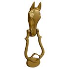 Brass Horsehead Face Door Knocker