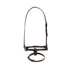 Walsh Leather Covered Rope Caveson with Flash Noseband