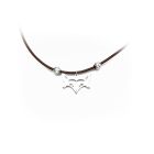 LILO Foxy Eyes Skinny Leather Necklace