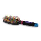 Tail Tamer Curved Brush -Rainbow Color