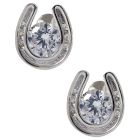 Kelly Herd Sterling Silver Horseshoe Stud Earrings